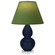 Small Double Gourd One Light Accent Lamp in Midnight Blue Glazed Ceramic w/Lucite (165|MB13G)
