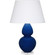Double Gourd One Light Table Lamp in Cobalt Glazed Ceramic w/Lucite (165|CT23X)