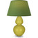 Double Gourd One Light Table Lamp in Citron Glazed Ceramic w/Lucite (165|CI23G)