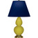 Small Double Gourd One Light Accent Lamp in Citron Glazed Ceramic w/Antique Natural Brass (165|CI10N)