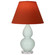 Small Double Gourd One Light Accent Lamp in Celadon Glazed Ceramic w/Lucite (165|A788T)