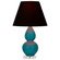 Small Double Gourd One Light Accent Lamp in Peacock Glazed Ceramic w/Lucite (165|A773K)