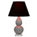 Small Double Gourd One Light Accent Lamp in Smokey Taupe Glazed Ceramic w/Lucite (165|A770K)