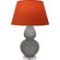 Double Gourd One Light Table Lamp in Smokey Taupe Glazed Ceramic w/Lucite (165|A750T) Double Gourd One Light Table Lamp in Smokey Taupe Glazed Ceramic w/Lucite (165|A750T)