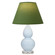 Small Double Gourd One Light Accent Lamp in Baby Blue Glazed Ceramic w/Lucite (165|A696G)