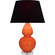 Double Gourd One Light Table Lamp in Pumpkin Glazed Ceramic w/Lucite (165|A675K)