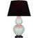 Double Gourd One Light Table Lamp in Celadon Glazed Ceramic w/Deep Patina Bronze (165|1790K)