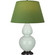 Double Gourd One Light Table Lamp in Celadon Glazed Ceramic w/Deep Patina Bronze (165|1790G)