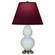 Small Double Gourd One Light Accent Lamp in Celadon Glazed Ceramic w/Antique Silver (165|1788P)