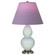 Small Double Gourd One Light Accent Lamp in Celadon Glazed Ceramic w/Antique Silver (165|1788L)