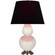 Double Gourd One Light Table Lamp in Bone Glazed Ceramic w/Antique Silver (165|1756K)