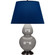 Double Gourd One Light Table Lamp in Smokey Taupe Glazed Ceramic w/Deep Patina Bronze (165|1749N)