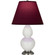 Small Double Gourd One Light Accent Lamp in Lily Glazed Ceramic w/Antique Silver (165|1690P)