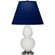 Small Double Gourd One Light Accent Lamp in Lily Glazed Ceramic w/Antique Silver (165|1690N)