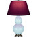 Double Gourd One Light Table Lamp in Baby Blue Glazed Ceramic w/Antique Silver (165|1676P)