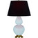 Double Gourd One Light Table Lamp in Baby Blue Glazed Ceramic w/Antique Natural Brass (165|1666K)