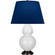 Double Gourd One Light Table Lamp in Lily Glazed Ceramic w/Deep Patina Bronze (165|1640N)