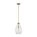 Marino One Light Pendant in Satin Brass (1|P1484SB)
