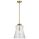 Loras One Light Pendant in Satin Brass (1|P1459SB)