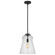 Loras One Light Pendant in Midnight Black (1|P1459MBK)