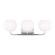 Rory Three Light Vanity in Chrome (1|GLV1013CH)