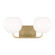 Rory Two Light Vanity in Satin Bronze (1|GLV1012SB)