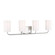 Rhett Four Light Vanity in Brushed Steel (1|GLV1004BS)