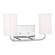 Rhett Two Light Vanity in Chrome (1|GLV1002CH)