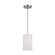 Rhett One Light Mini Pendant in Brushed Steel (1|GLP1001BS)