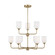 Emile Nine Light Chandelier in Satin Bronze (1|GLC1109SB)