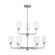 Emile Nine Light Chandelier in Brushed Steel (1|GLC1109BS)