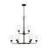 Kerrville Nine Light Chandelier in Midnight Black (1|3115209-112)