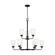 Kerrville Nine Light Chandelier in Midnight Black (1|3115209-112)