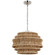 Antigua LED Chandelier in Bronze and Natural Abaca (268|CHC 5015BZ/NAB)