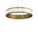Coliseo LED Pendant in Aged Brass (281|PD-72128-AB)