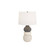 Basilio Table Lamp in Ivory Crackle. Ceramic (314|PTC13-SH024)
