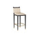 Burdock Bar Stool in Ivory Leather (314|FSI07)