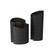Xyla Vases, Set of 2 in Black (314|AVC08)