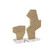Bianchis Sculptures, Set of 2 in Sand (314|ASC17)