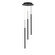 Viggo LED Chandelier in Black (34|PD-69403R1-BK)