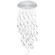Interlace LED Chandelier in Chrome (34|PD-47821R-CH)