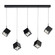 Ice Cube LED Chandelier in Black (34|PD-29305L-BK)