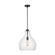 Zola One Light Pendant in Midnight Black (454|P1483MBK)