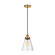 Baskin One Light Pendant in Satin Brass (454|P1347SB)