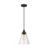 Baskin One Light Pendant in Midnight Black (454|P1347MBK)