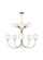 Noemie Ten Light Chandelier in Burnished Brass (454|KSC11210BBS) Noemie Ten Light Chandelier in Burnished Brass (454|KSC11210BBS)
