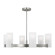 Rhode Six Light Chandelier in Brushed Steel (454|DJC1166BS)