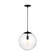 Leo - Hanging Globe One Light Pendant in Midnight Black (454|6801801-112)