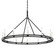Sutton 12 Light Chandelier in Texture Black (67|F6237-TBK)