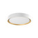 Essex LED Flush Mount in White/Gold (347|FM43916-WH/GD-5CCT)